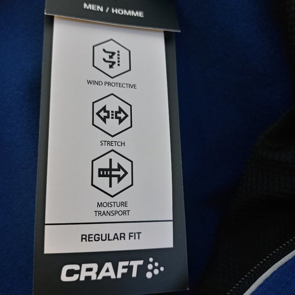 Craft Blue Intensity Jacket - Men M (R30004-v) - Picture 5 of 9